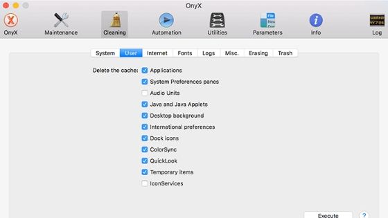 OnyX - Mac Cleaner Software