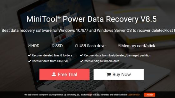 Minitool Data Recovery Software for Windows