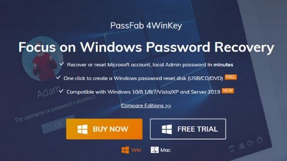 PassFab 4WinKey - Windows Password Recovery Software