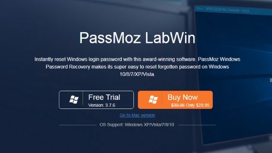 PassMoz LabWin - Best Windows Password Recovery Software