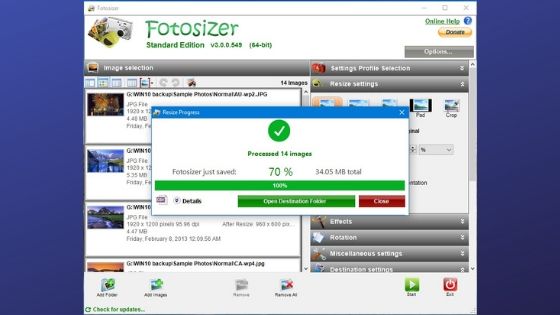 Fotoresizer - Image Resizer for Windows
