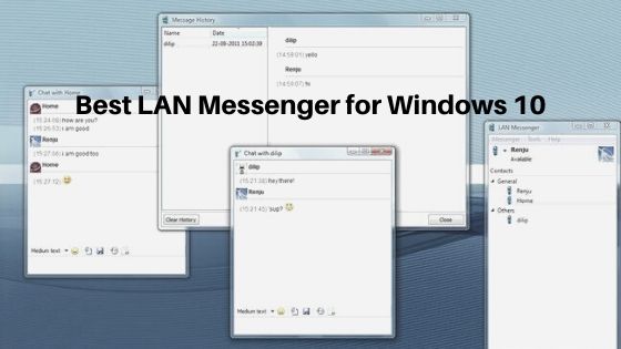 Best LAN Messenger for Windows 10