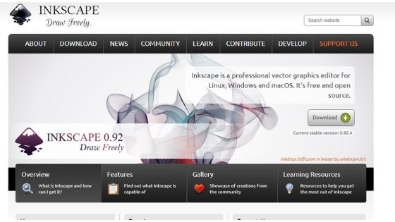 Inkscape logo maker software