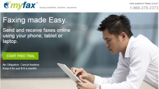 MyFax - online fax service