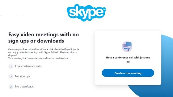 Skype Free Video Conference Call