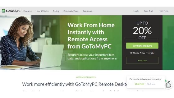 gotomypc free remote desktop software