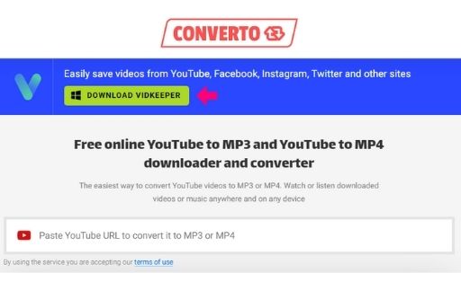 Converto free youtube to mp3 converter