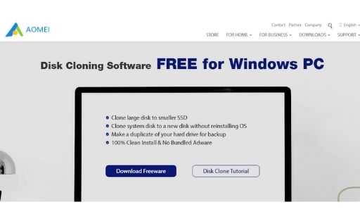 AOMEI Disk Cloning Software FREE for Windows PC