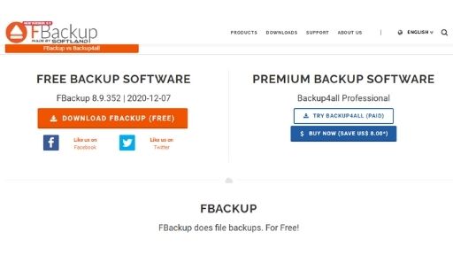 FBackup Free Backup Software