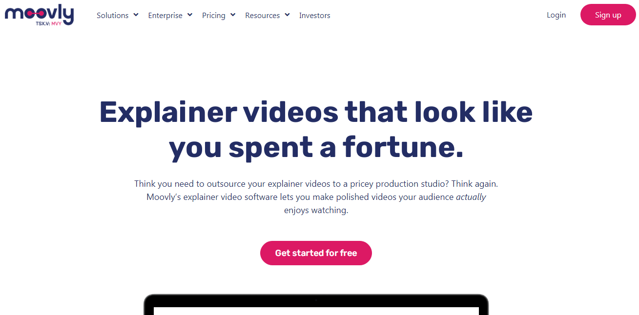 Moovly Explainer Video Software