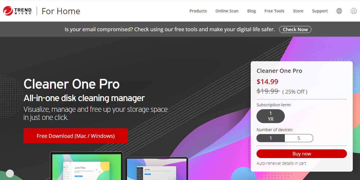 Trend Micro Cleaner One Pro