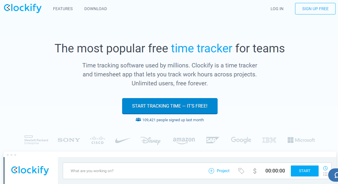 Clockify Free Time Tracking Software