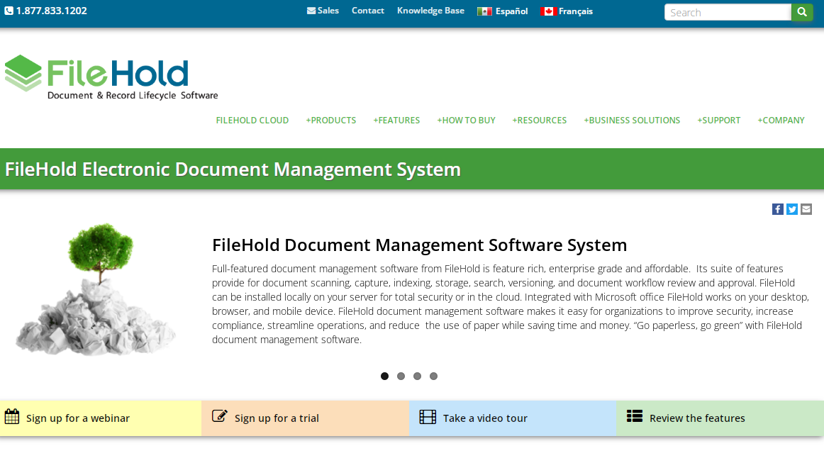 Filehold Document Management Software