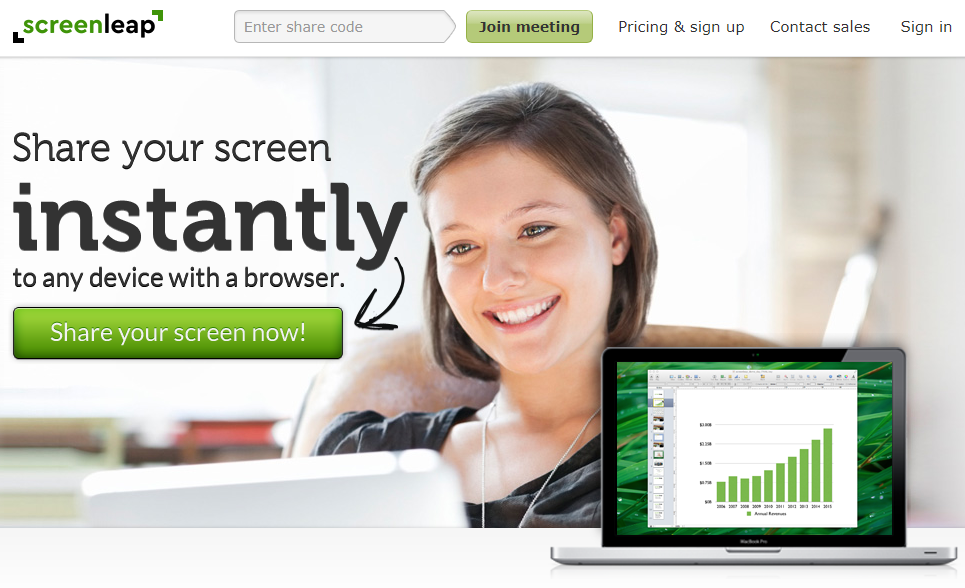 screenleap free screen sharing software